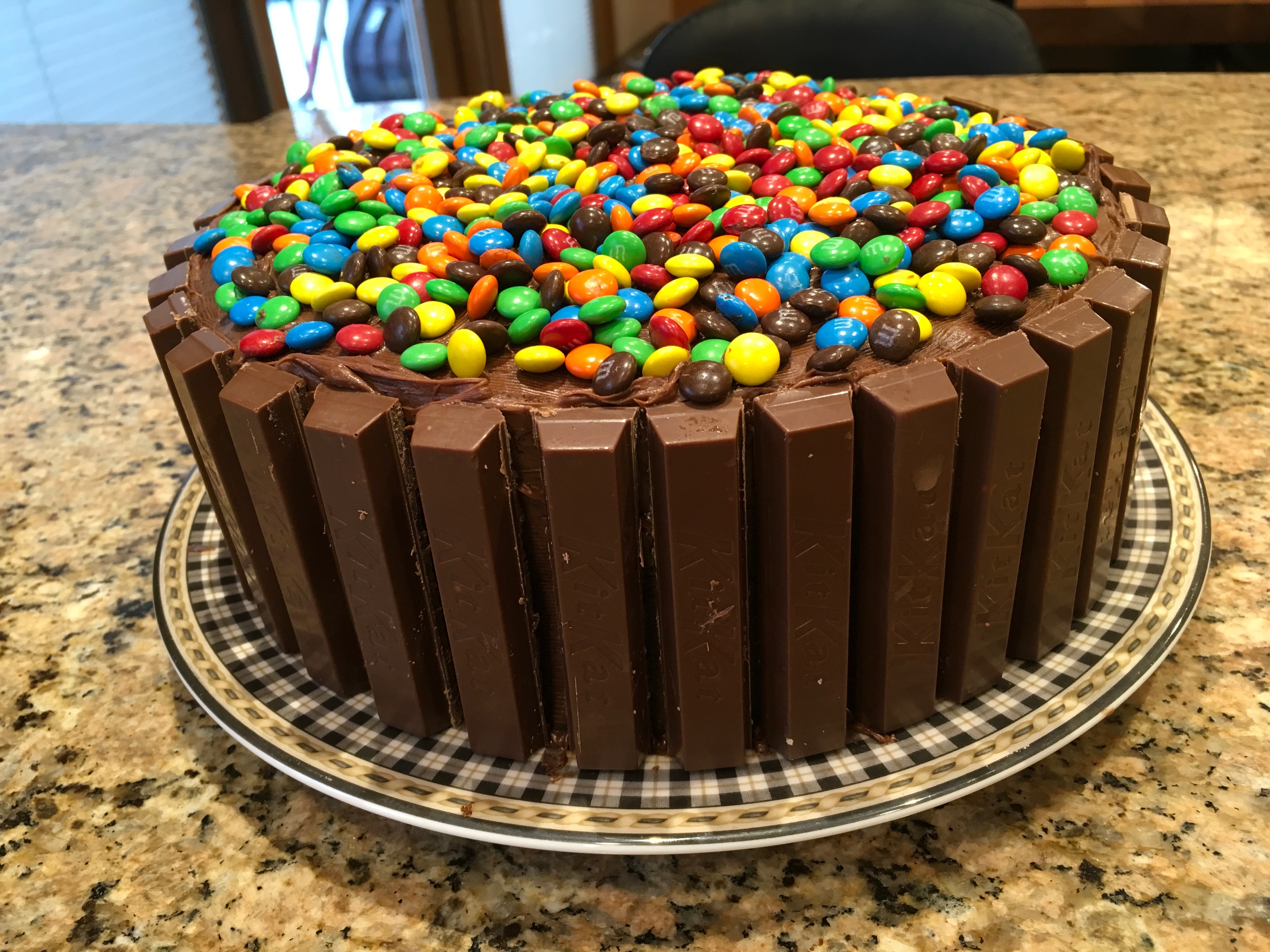 Two layer Cakes for teens boys Gaming Kitkat INGEORGIA