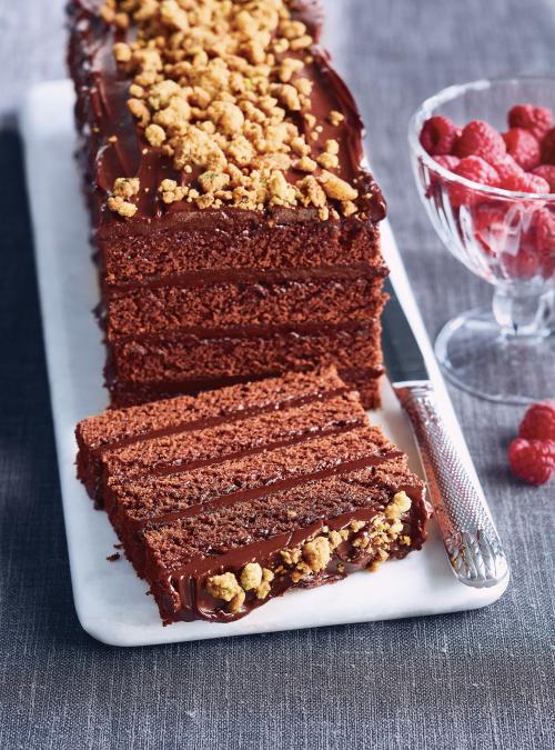 Four Layer Chocolate Log Blimacake Com